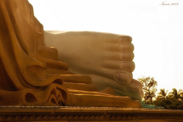 Travel Photo Thursday, April 14, 2011, Reclining Buddha, Bago, Mayanmar