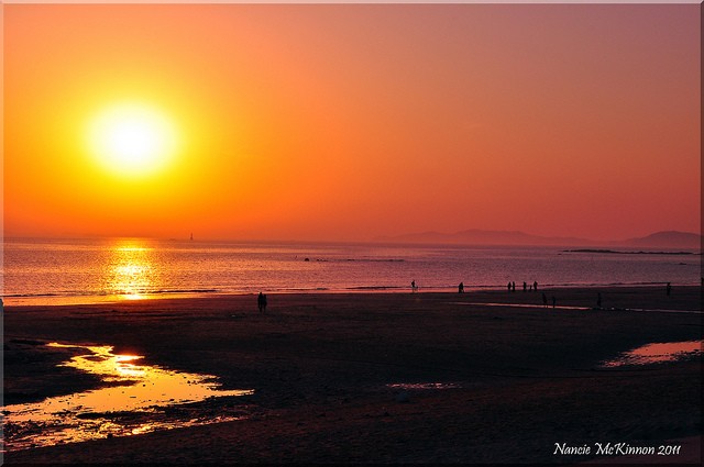 Travel Photo Thursday, May 19, 2011, Sunset on Daecheon Beach, Korea