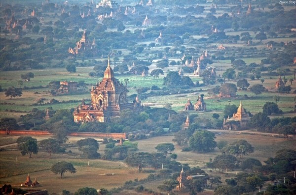 Through The Sandbox Lens #1 — Aerial View of Ancient Bagan, Myanmar