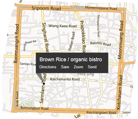 Map to Brown Rice Organic Bistro 