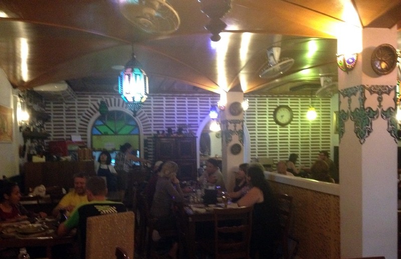 The Olive Tree's atmosphere is warm and inviting. 
