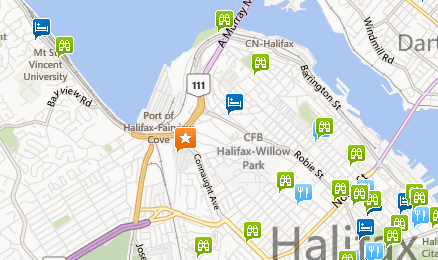 The star marks the location. 