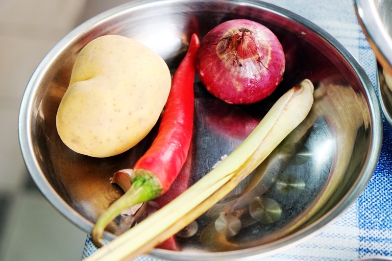 Ingredients for the Curry