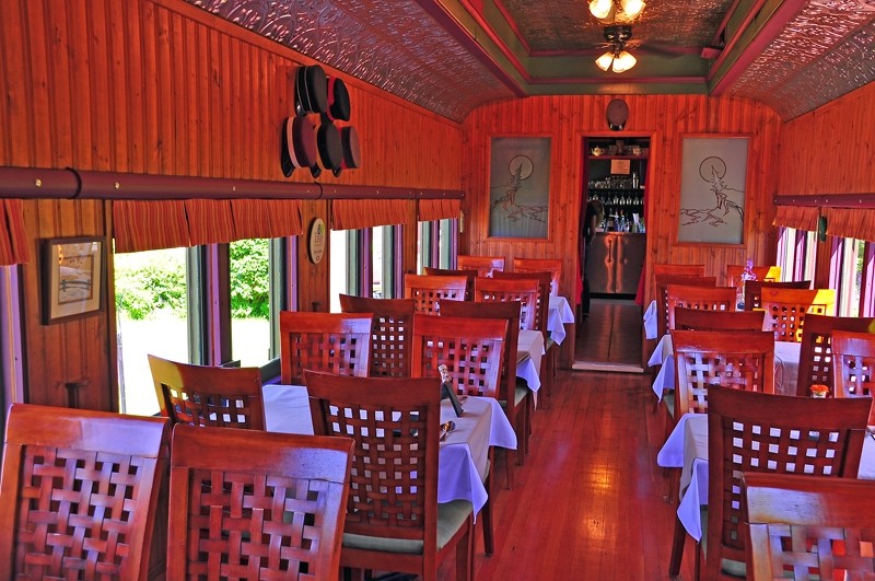 Dining Car at the Train Station Inn, Tatamagouche, Nova Scotia