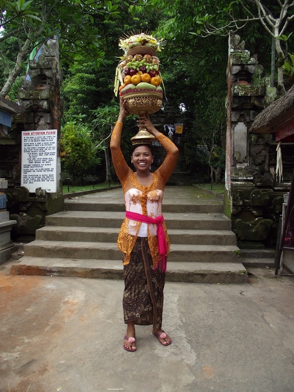 Temple Offerings in Bali