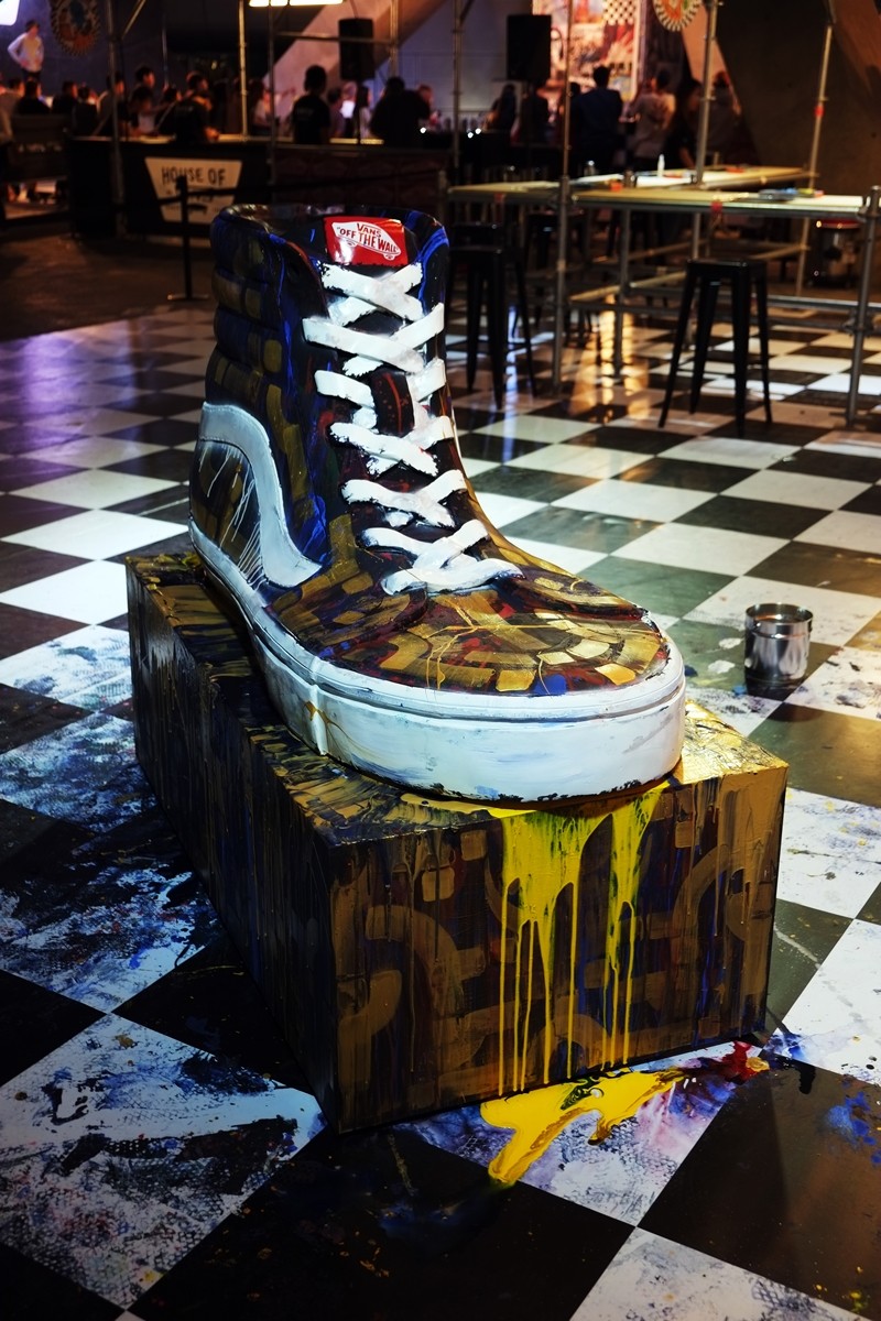 Sneaker Painting Contest at Dongdaemun History and Culture Park, Seoul, Korea